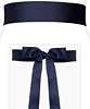 Grosgrain Ribbon Sash (Midnight Blue) by Alie Street