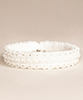 Headband Pearl Beaded Ivory Cream by Alie Street