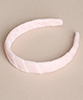 Headband Velvet Wrapped Baby Pink by Alie Street