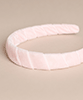 Headband Velvet Wrapped Baby Pink by Alie Street