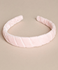 Headband Velvet Wrapped Baby Pink by Alie Street