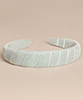 Headband Velvet Wrapped Pale Aqua by Alie Street