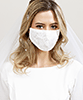 Elizabeth Bridal Face Mask & Bag (Ivory) by Alie Street