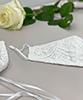 Verona Bridal Face Mask & Bag (Ivory White) by Alie Street