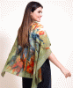 Amara Silk Wool Scarf (Paradise Bloom) by Alie Street