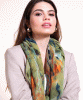 Amara Silk Wool Scarf (Paradise Bloom) by Alie Street