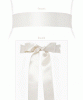 Smooth Ribbon Sash (Ivory) by Alie Street