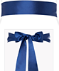 Smooth Satin Sash French Blue by Alie Street