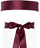 Smooth Satin Sash Mulberry by Alie Street