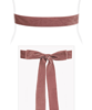 Velvet Ribbon Sash Dusty Rose by Alie Street