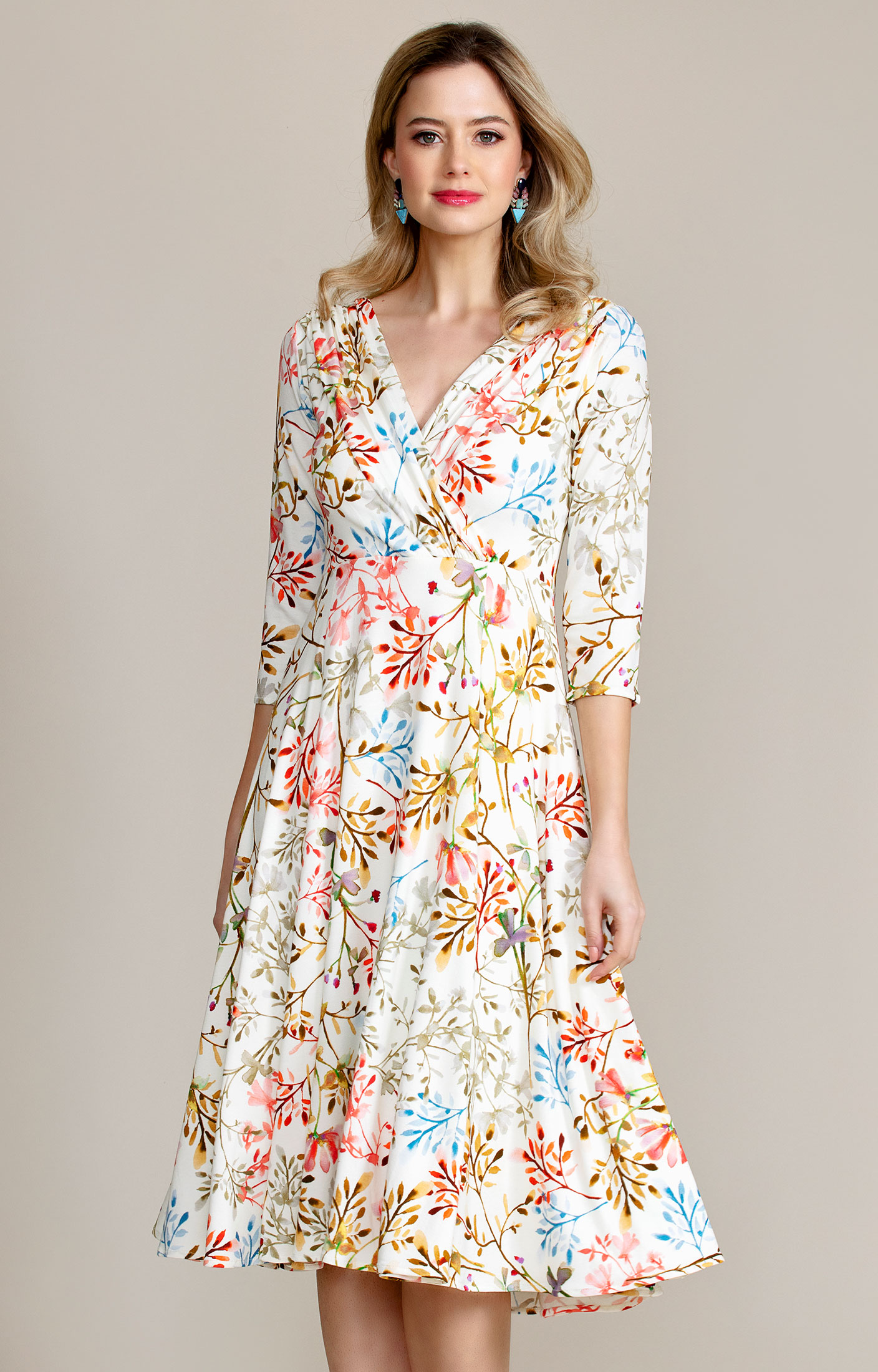 Annie Dress Watercolour Meadow - Evening Dresses, Occasion Wear and ...