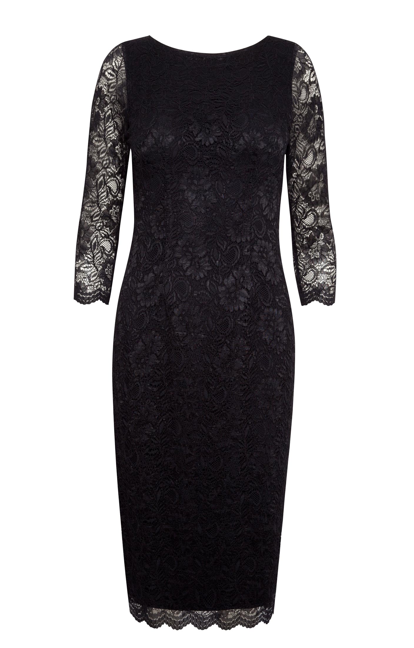 Katherine Lace Occasion Dress (Black) - Evening Dresses, Occasion Wear ...
