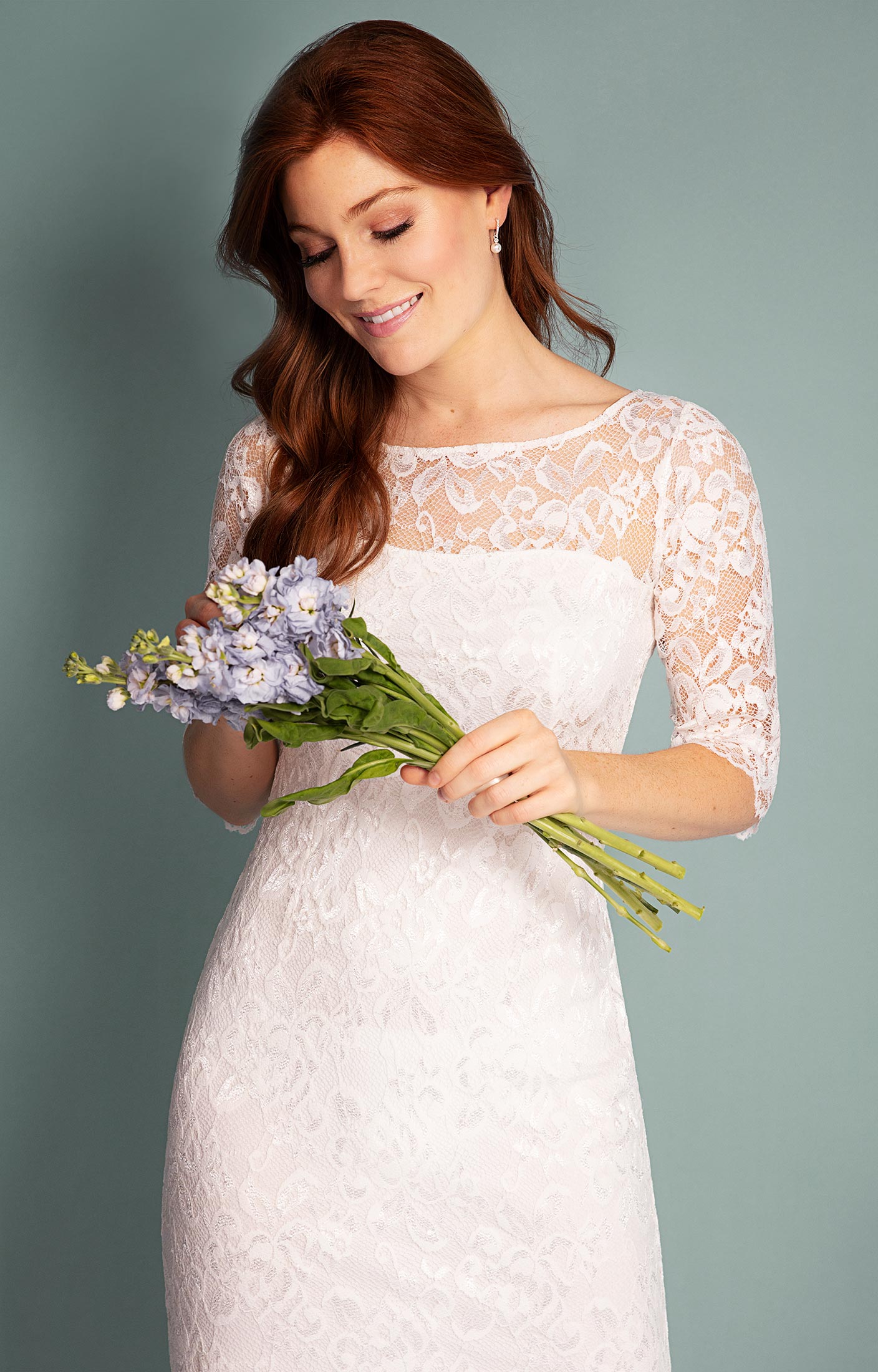 short ivory wedding dresses