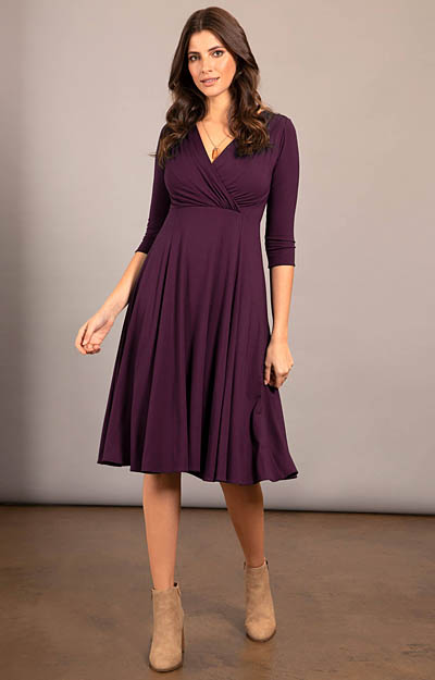 Annie Dress Claret by Alie Street