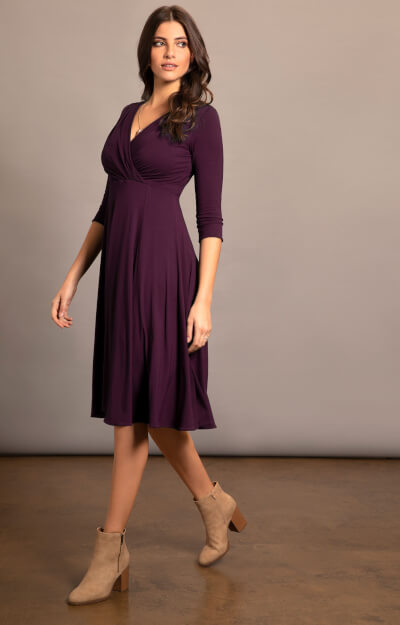 Annie Dress Claret by Alie Street