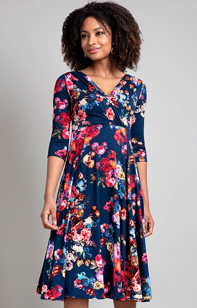 Annie Dress Midnight Garden by Alie Street