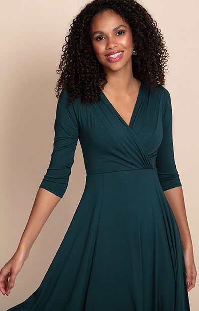 Annie Dress Pine Green by Alie Street