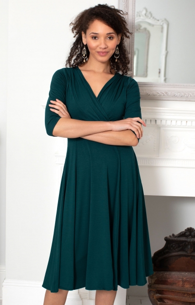 Annie Dress Pine Green by Alie Street