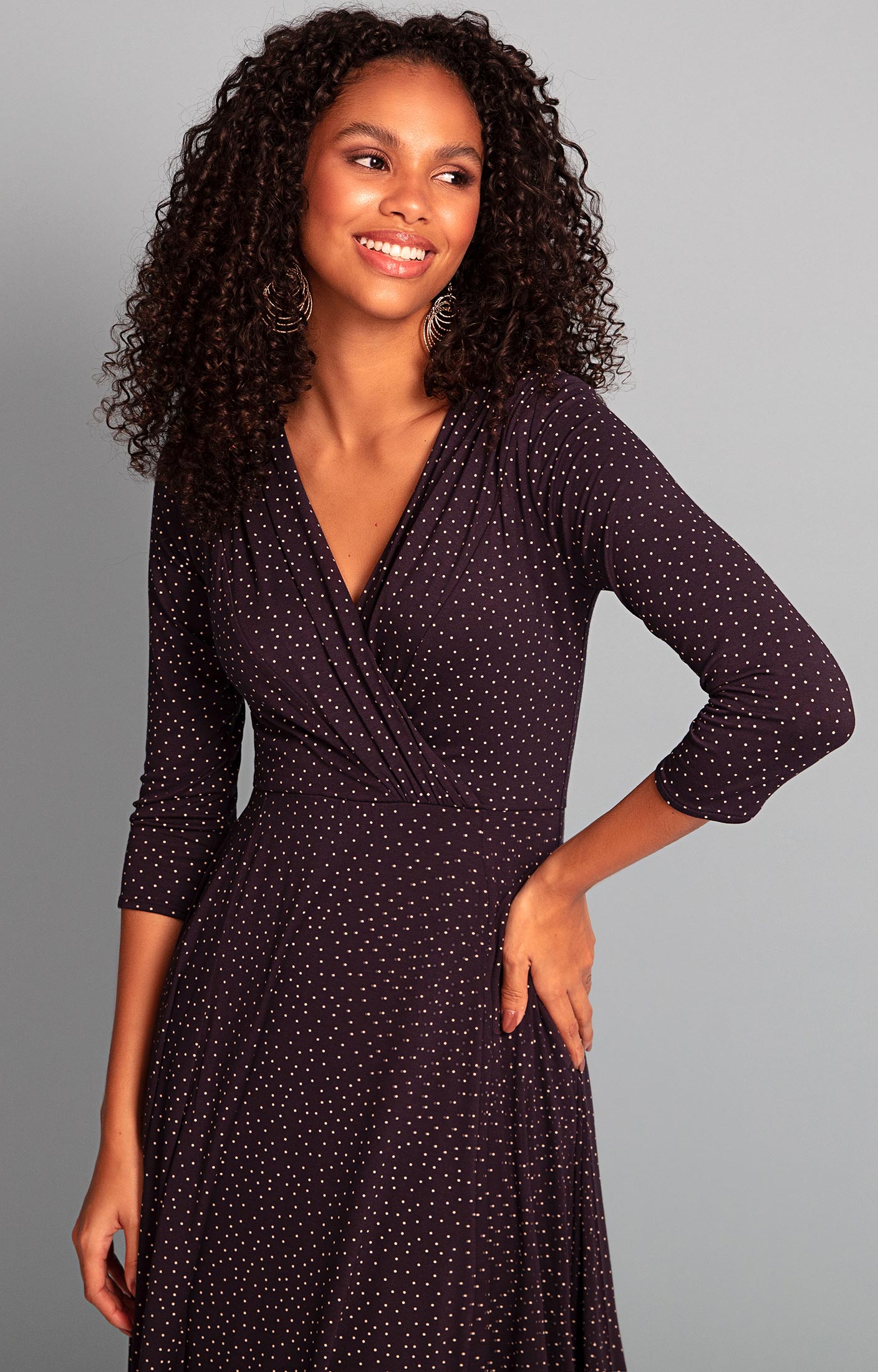 Annie Dress Polka Dot Navy - Wedding Dresses, Evening Wear and Party Clothes  by Alie Street.