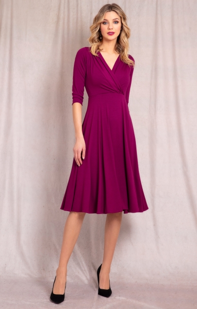 Annie Dress (Plum Wine) by Alie Street