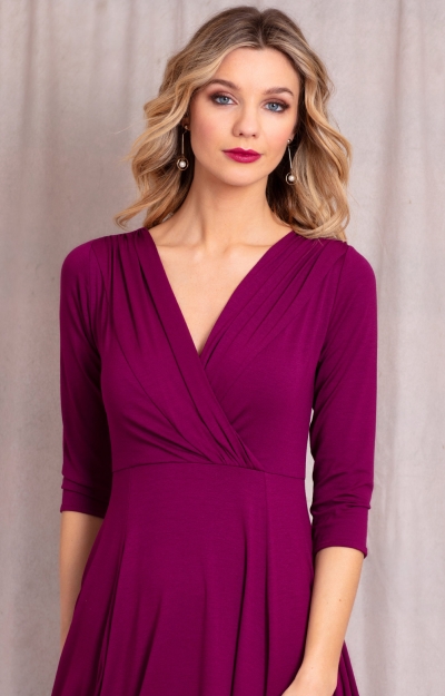 Annie Dress (Plum Wine) by Alie Street