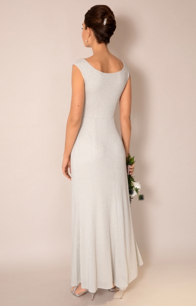 Cruise Cowl Neck Maxi Dress (Moonstone Shimmer) by Alie Street