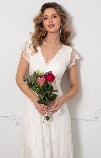 Robe de Mariée Longue Evangeline Rêve d'Ivoire by Alie Street