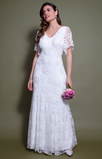 Evelyn Lace Gown (Ivory) by Alie Street