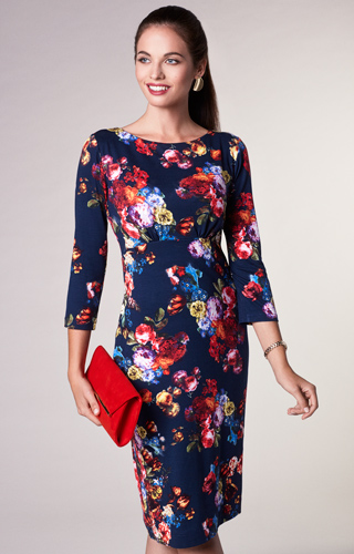 Holly Occasion Day Dress Midnight Garden by Alie Street