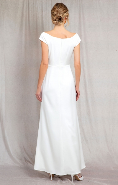 Jasmine Off The Shoulder Gown (Ivory) by Alie Street