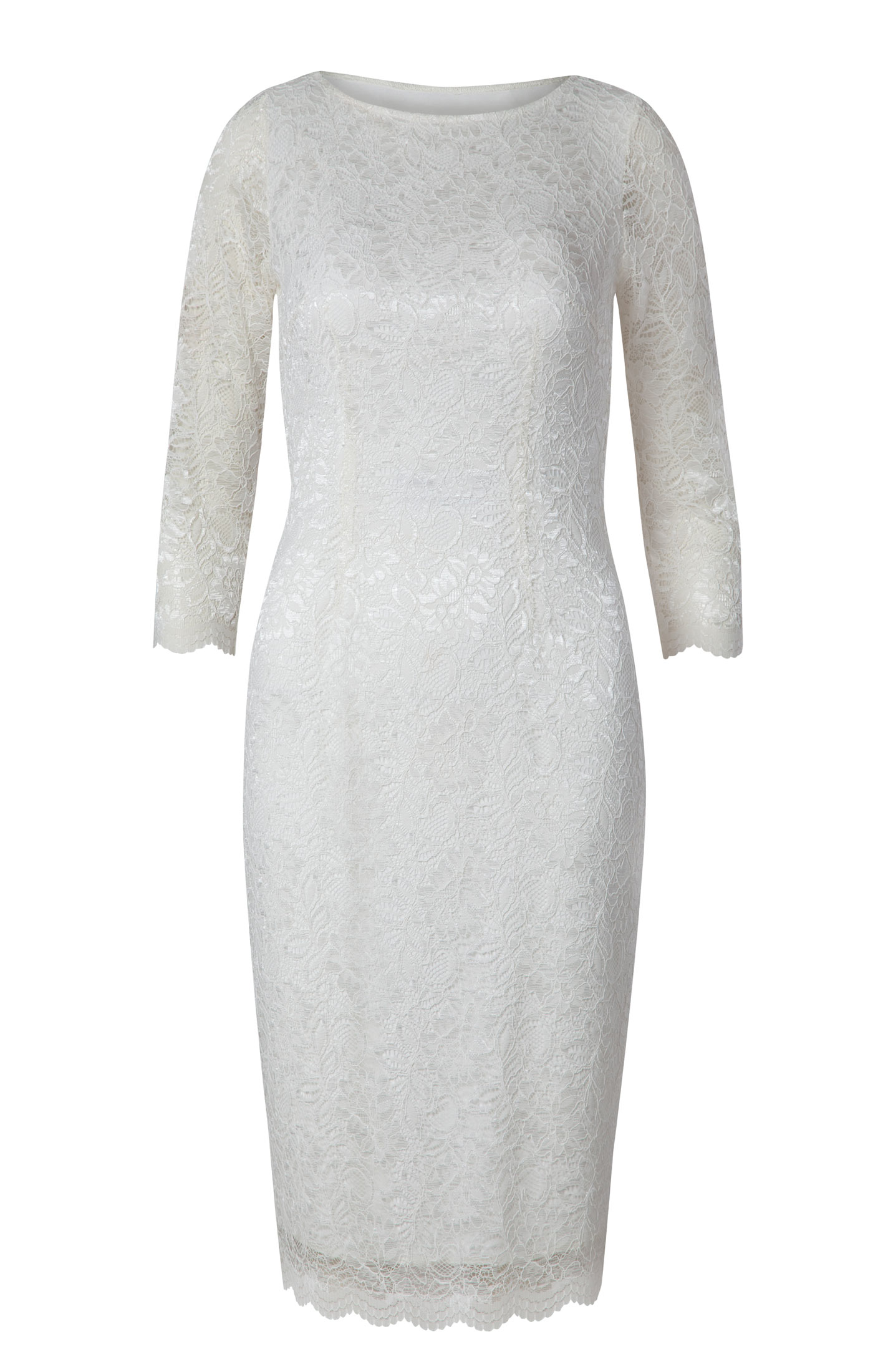 Katherine Lace Wedding Dress Ivory - Evening Dresses, Occasion