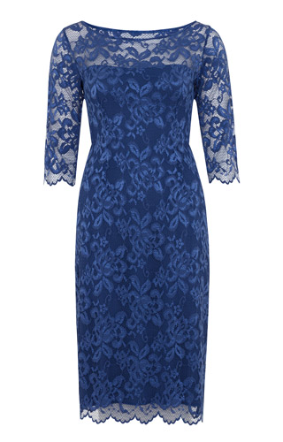Lila Occasion Dress Short Windsor Blue by Alie Street