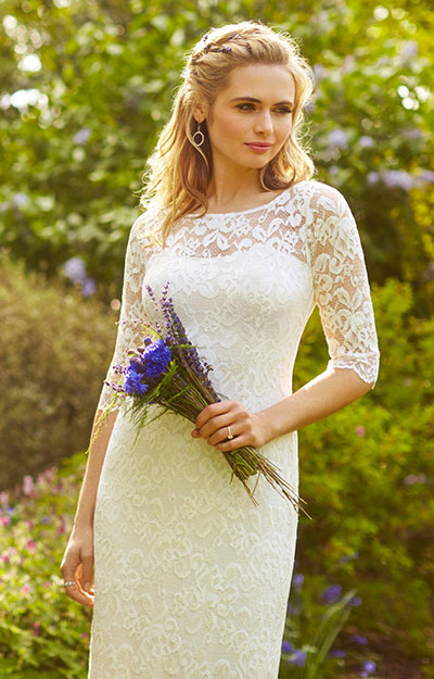 Lila Wedding Gown Long Ivory by Alie Street