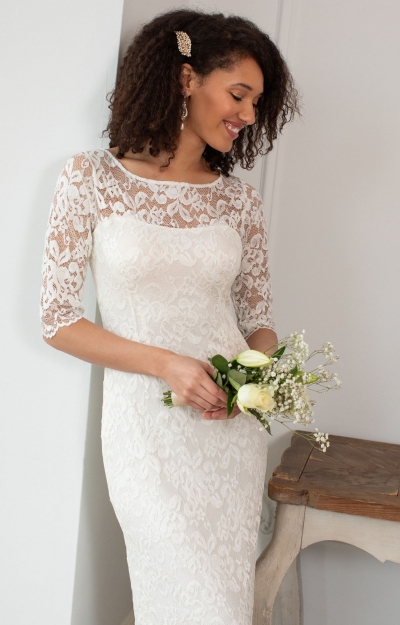 Lila Wedding Gown Long Ivory by Alie Street