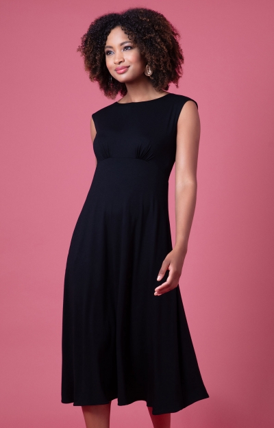 Luna Midi Dress (Black) by Alie Street