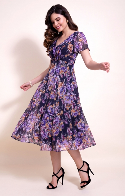 Miranda Dress (Purple Haze) by Alie Street