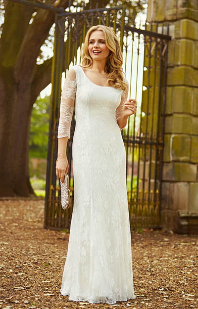 Maria Wedding Gown Ivory by Alie Street