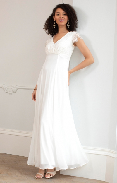 Robe longue Adele (Ivoire) by Alie Street