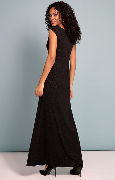 Pippa Gown (Sparkle Black) by Alie Street