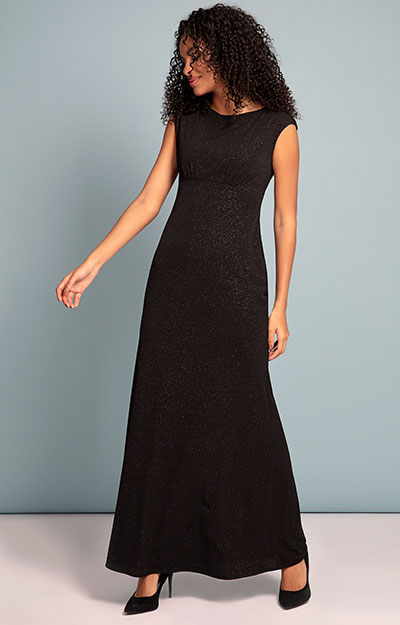 Pippa Gown (Sparkle Black) by Alie Street