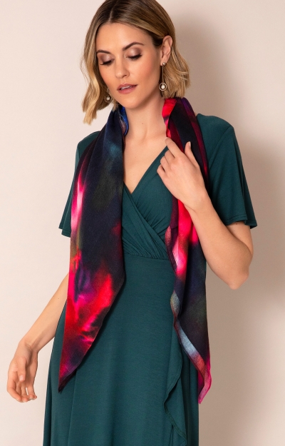 Waterfall Dress Petite (Pine Green) by Alie Street
