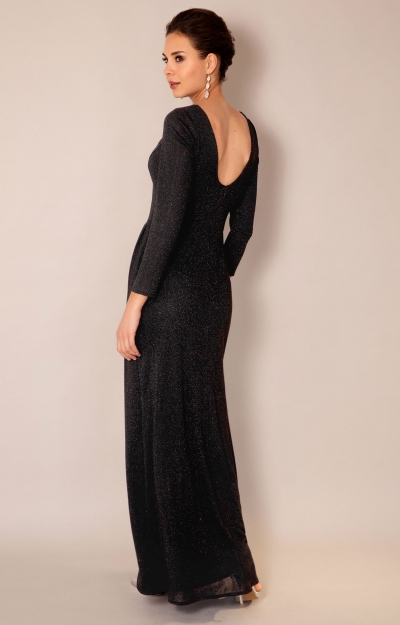 Sienna Gown (Glitter Black) by Alie Street