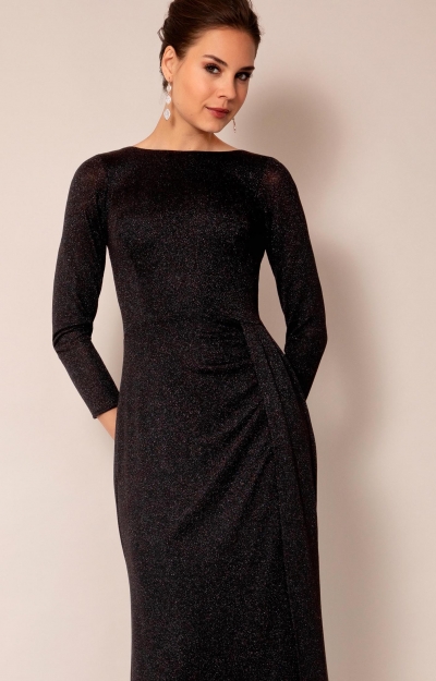 Sienna Gown (Glitter Black) by Alie Street