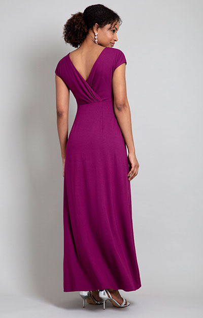 Maxi-Kleid Sophia  Dunkelrosa by Alie Street