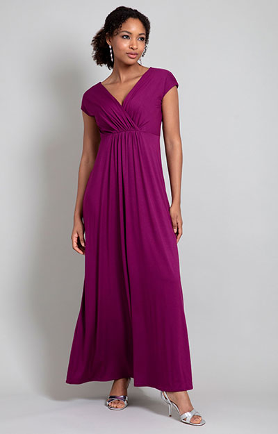 Maxi-Kleid Sophia  Dunkelrosa by Alie Street