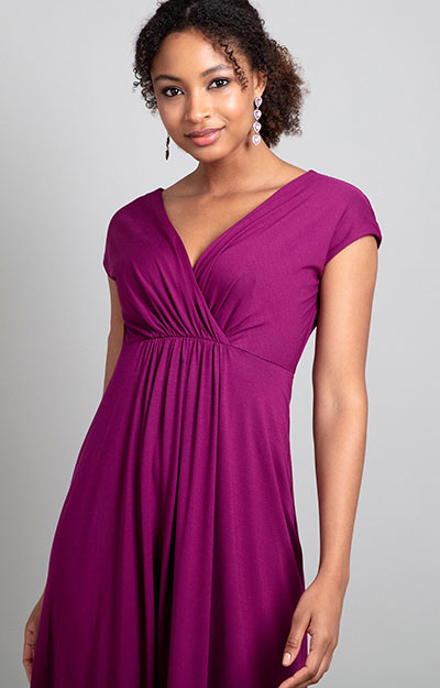 Sophia Maxi Dress Boysenberry Pink by Alie Street