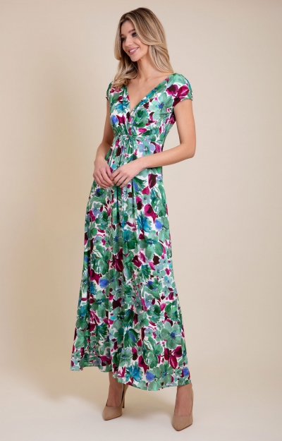 Sophia Maxi Dress (Paradise Green) by Alie Street