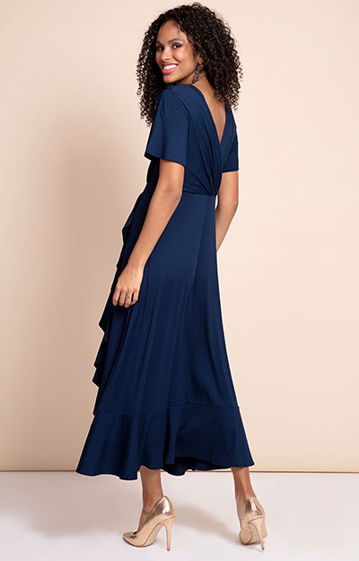 Robe Waterfall Bleu Marine by Alie Street