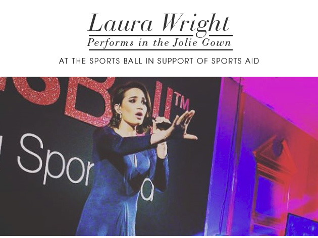 Laura Wright Performs in the Jolie Gown at the Sports Ball in support of Sports Aid