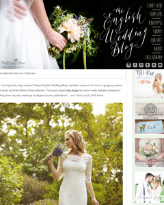 As Seen on The English Wedding Blog